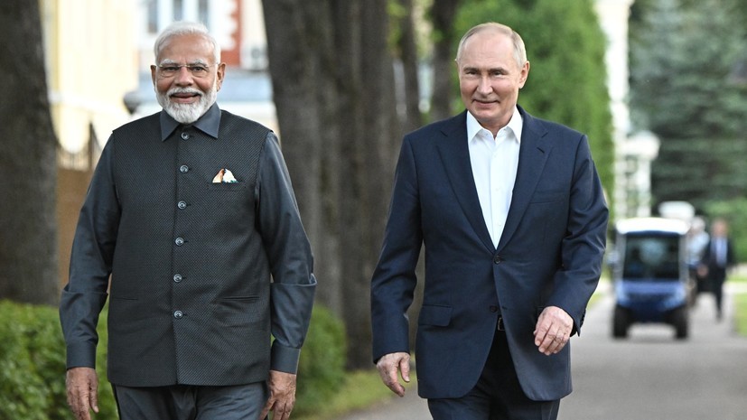 Моди пригласил Путина посетить Индию в 2025 году