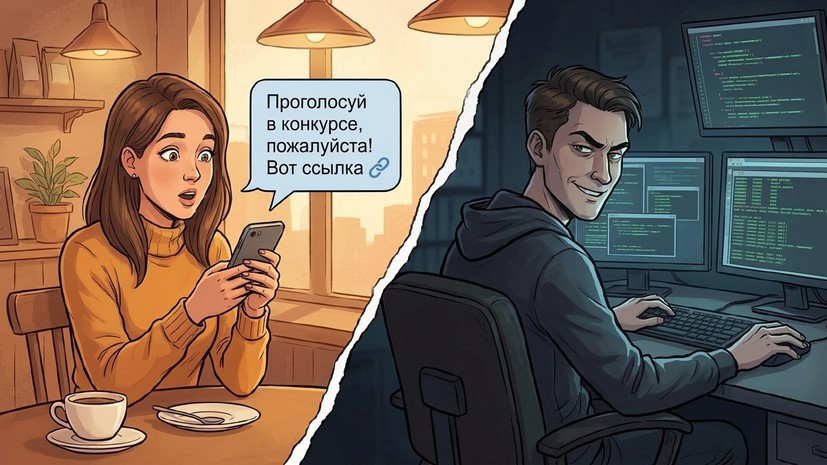 Просят проголосовать в «конкурсе»: россиян предупредили о мошеннической схеме угона аккаунтов